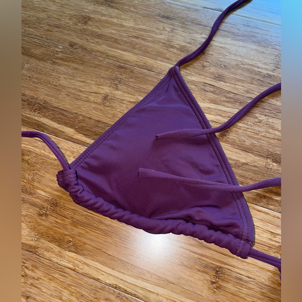 Purple String Bikini Top - Picture 3 of 3